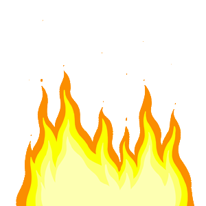 Hot, hot flames.